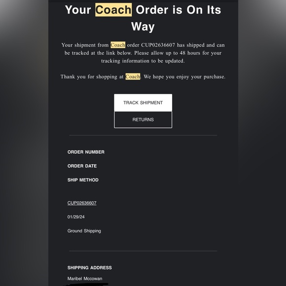 Coach tabby shoulder bag 26 with quilting - Picture 6 of 7